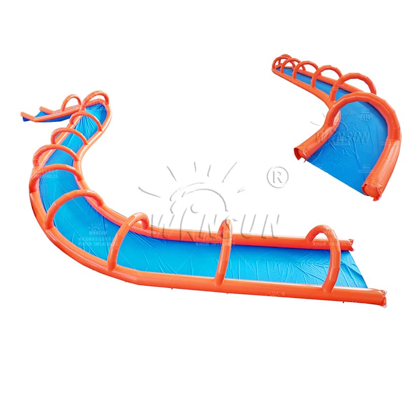 Long Inflatable Water Slide the City for Resorts